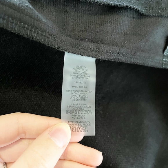 NWT Joie Mixed Media Vegan Leather Jacket - Picture 7 of 8